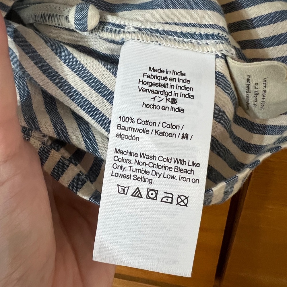 Courtyard Flutter-Sleeve Top In Stripe - image 5